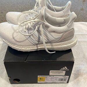 Adidas ultraboost, white. Size 6.5